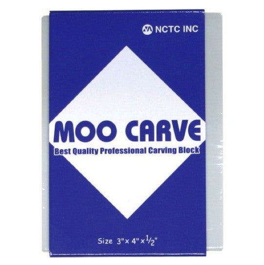 Moo Carve Carving Block - 3X4X0.5