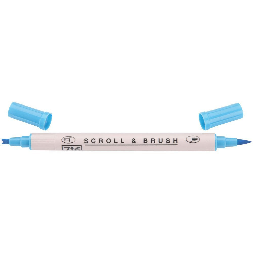 Kuretake ZIG Scroll Brush Pen Baby Blue