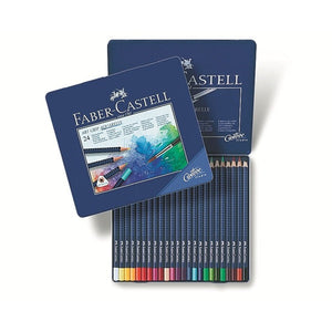 Faber-Castell Watercolor pencil ART GRIP AQUARELLE tin of 24