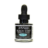 Dr. Ph. Martin's Black Star Matte Waterproof India Ink 30mL