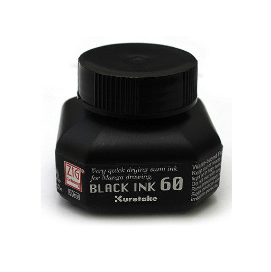 Kuretake Comic Black Ink 60mL