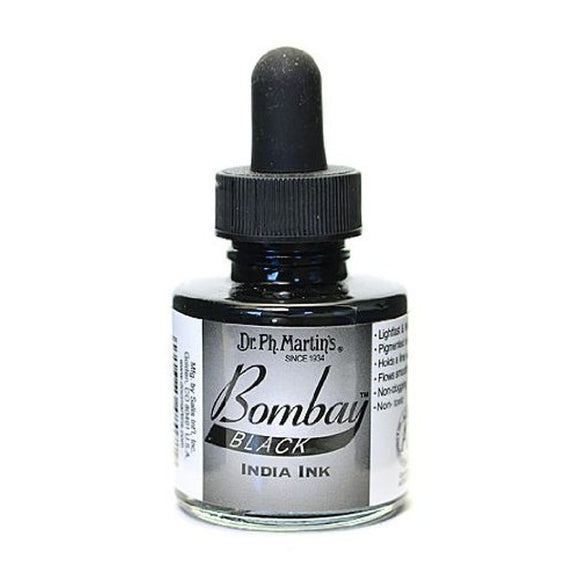 Dr. Ph. Martin's Bombay India Ink 30mL - 7BY Black