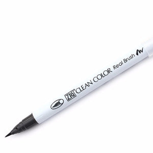 Kuretake Clean Color Real Brush Pen - 095 Dark Gray