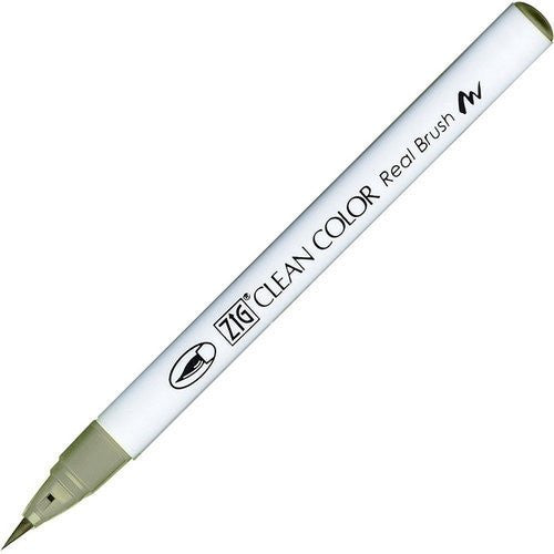 Kuretake Clean Color Real Brush Pen - 098 Pale Dawn Gray