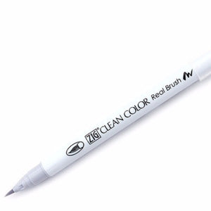 Kuretake Clean Color Real Brush Pen - 097 Pale Gray
