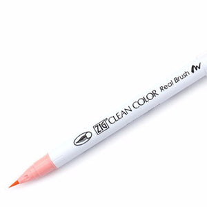 Kuretake Clean Color Real Brush Pen - 222 Pink Flamingo