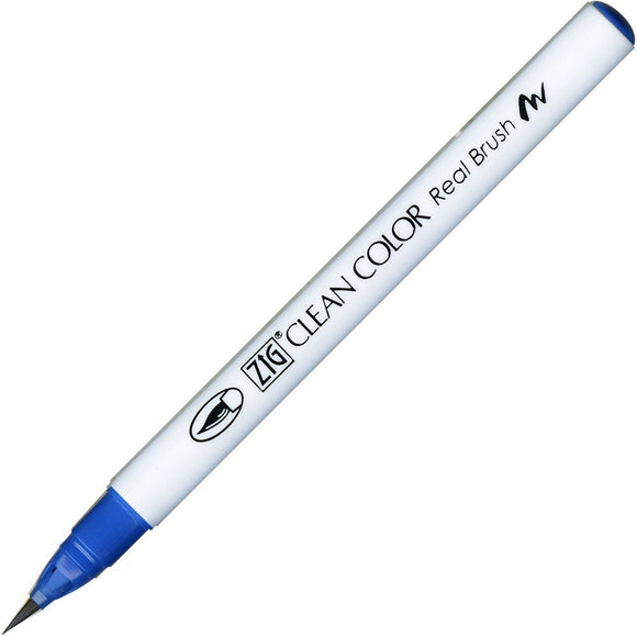 Kuretake Clean Color Real Brush Pen - 034 Dull Blue