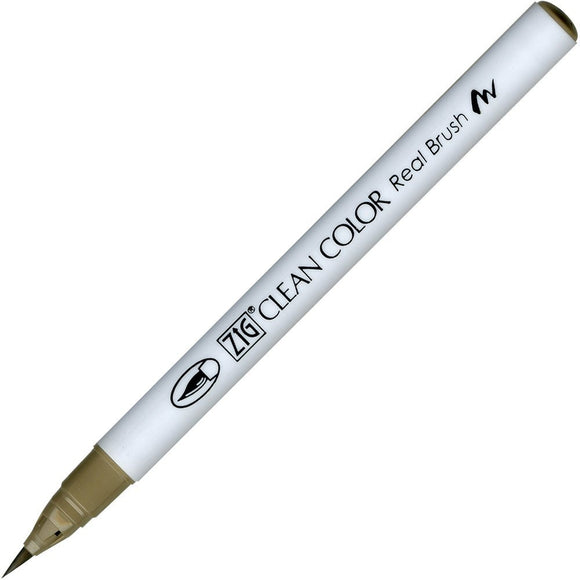 Kuretake Clean Color Real Brush Pen - 096 Mid Gray