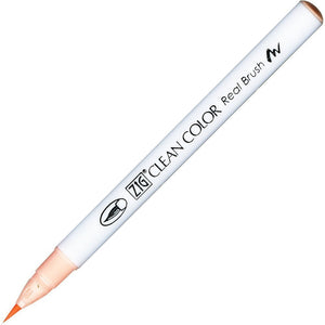 Kuretake Clean Color Real Brush Pen - 202 Peach Pink