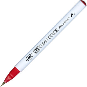 Kuretake Clean Color Real Brush Pen - Wine Red