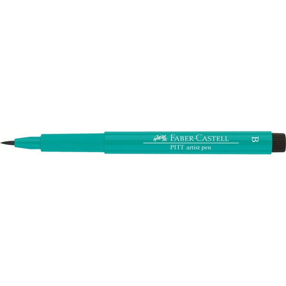 Faber-Castell India ink PITT artist brush pen - 154 Light Cobalt Turquoise