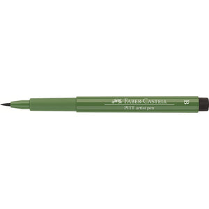 Faber-Castell India ink PITT artist brush pen - 167 Permanent Green Olive