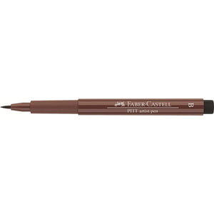 Faber-Castell India ink PITT artist brush pen - 169 Caput Mortuum