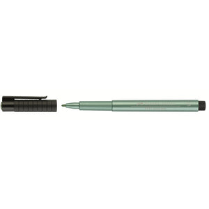 Faber-Castell India ink PITT artist pen - 1.5 mm Green Metallic