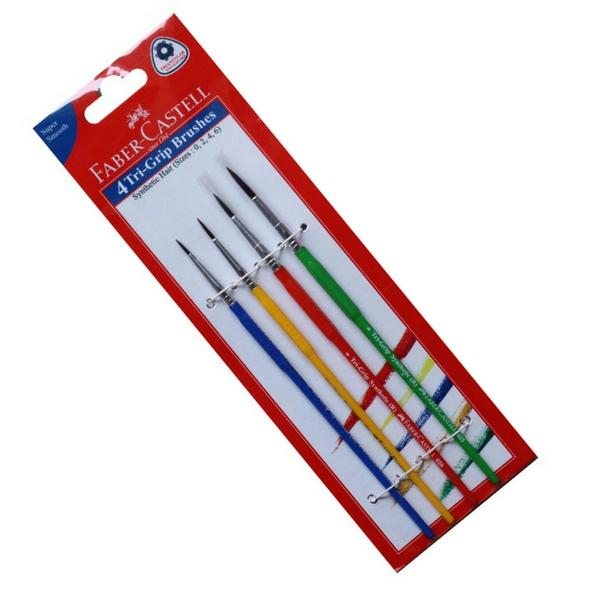 A.W.Faber-Castell I Pvt Ltd Tri-Grip Synthetic Hair Round Assorted