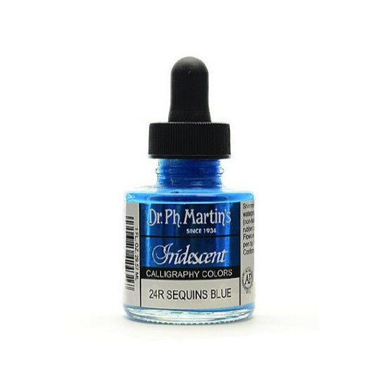Dr. Ph. Martin's Iridescent Calligraphy Color 30mL - 24R Sequins Blue