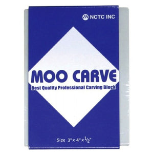 Moo Carve Carving Block - 3X4X0.5