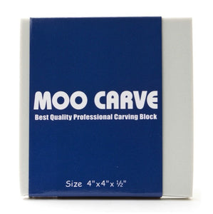 Moo Carve Carving Block - 4X4X0.50
