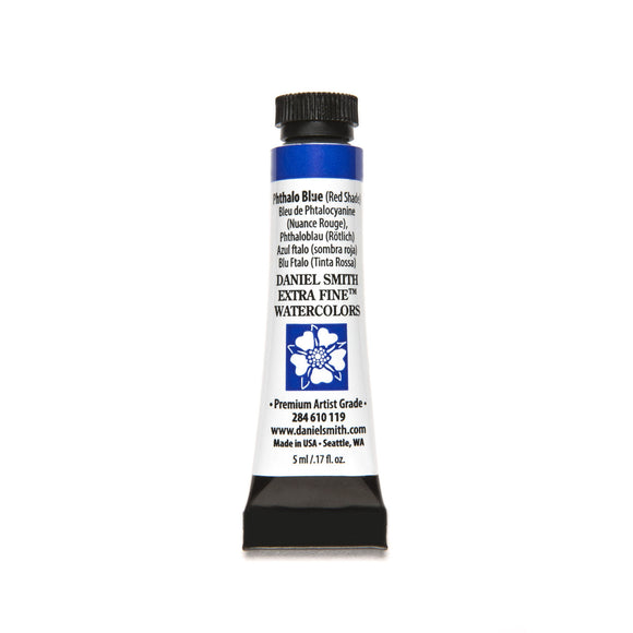 Daniel Smith Extra Fine Watercolor 5mL - Phthalo Blue (Red Shade)