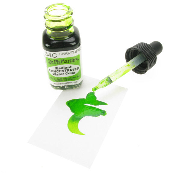Dr. Ph. Martin's Radiant Concentrated Watercolor 15mL - 34C Chartreuse