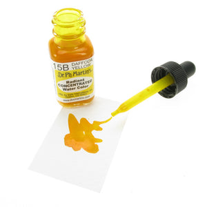 Dr. Ph. Martin's Radiant Concentrated Watercolor 15mL - 15B Daffodil Yellow