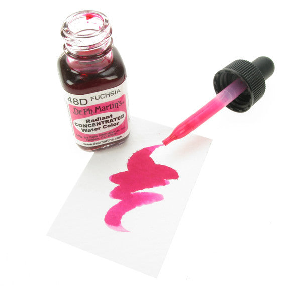 Dr. Ph. Martin's Radiant Concentrated Watercolor 15mL - 48D Fuchsia