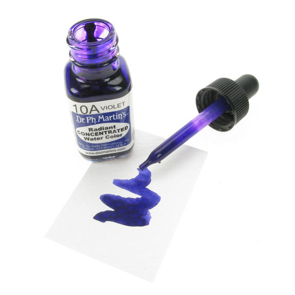 Dr. Ph. Martin's Radiant Concentrated Watercolor 15mL - 10A Violet