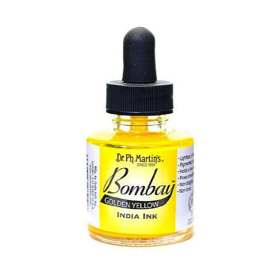 Dr. Ph. Martin's Bombay India Ink 30mL - 13BY Golden Yellow