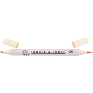 Kuretake ZIG Scroll & Brush Pen - Peach Bliss