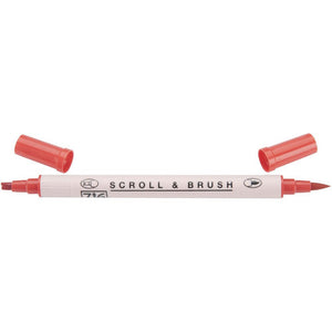 Kuretake ZIG Scroll & Brush Pen - Red