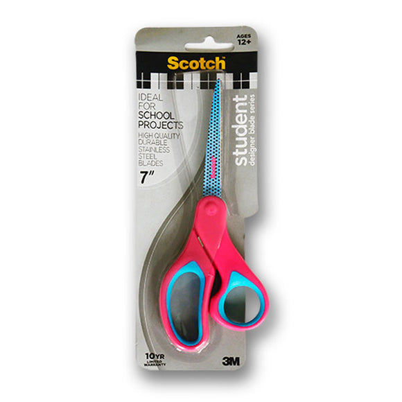 Scotch Student 7-inch Scissors (Pink Handle)