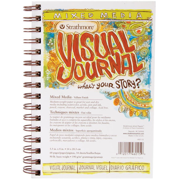 Strathmore Visual Journal Mixed Media Vellum 5.5