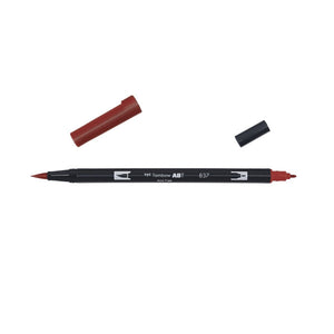 Tombow ABT Dual Brush Pen - 837 Wine Red