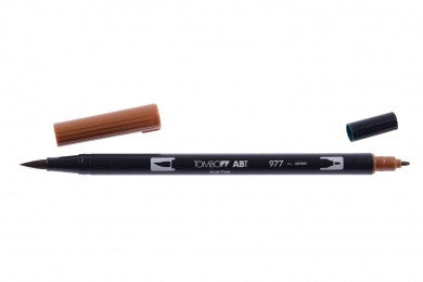 Tombow ABT Dual Brush Pen - 977 Saddle Brown
