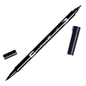 Tombow ABT Dual Brush Pen - N15 Black