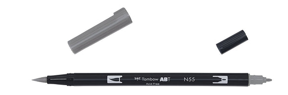 Tombow ABT Dual Brush Pen - N55 Cool Gray 7