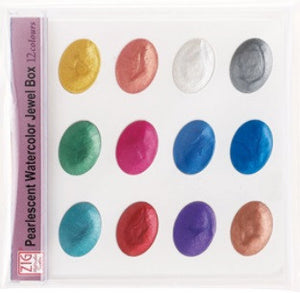 ZIG Pearlescent Watercolor Jewel Box - 12 Colors