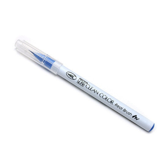 Kuretake Clean Color Real Brush Pen - Blue