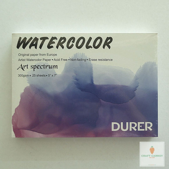 Durer Watercolor Pad 5x7in 300gsm 25sh
