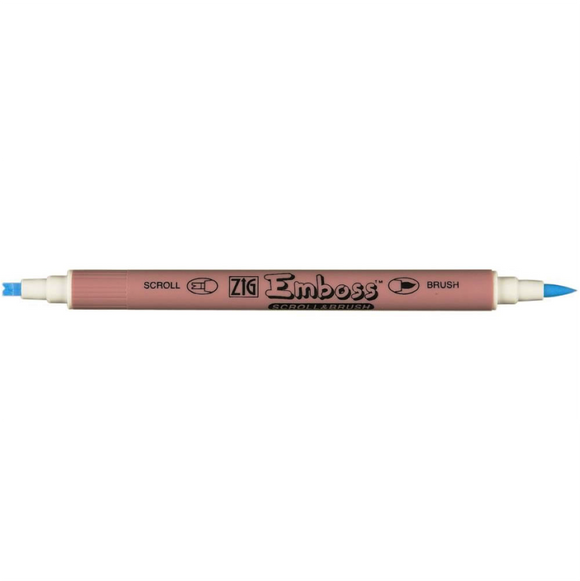 ZIG Emboss Scroll & Brush Pen