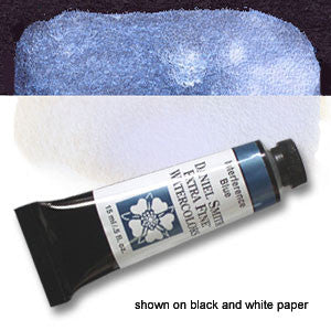 Daniel Smith Extra Fine Watercolor - Luminescent, Iridescent Blue Silver,  15 ml Tube