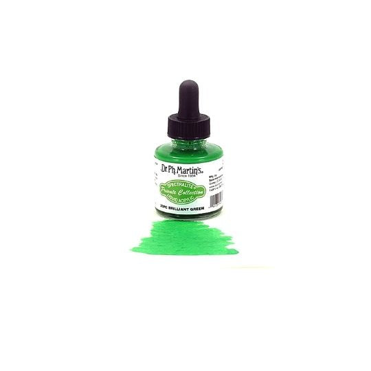 Dr. PH Martin's Spectralite Liquid Acrylic 30mL - 23PC Brilliant Green