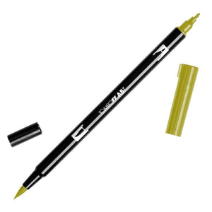 Tombow ABT Dual Brush Pen - 076 Green Ochre