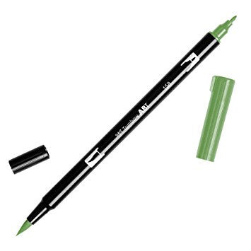 Tombow ABT Dual Brush Pen - 158 Dark Olive